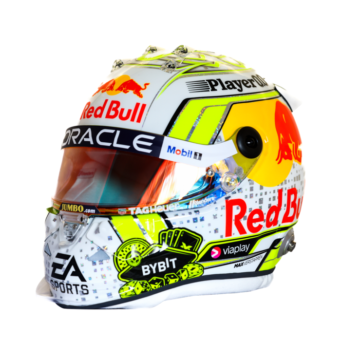 [Pre-Order] Oracle Red Bull Racing 2023 Max Verstappen Las Vegas GP Helmet 1:4 & 1:2