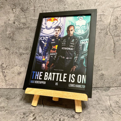 Framed Poster Max vs Lewis 2021