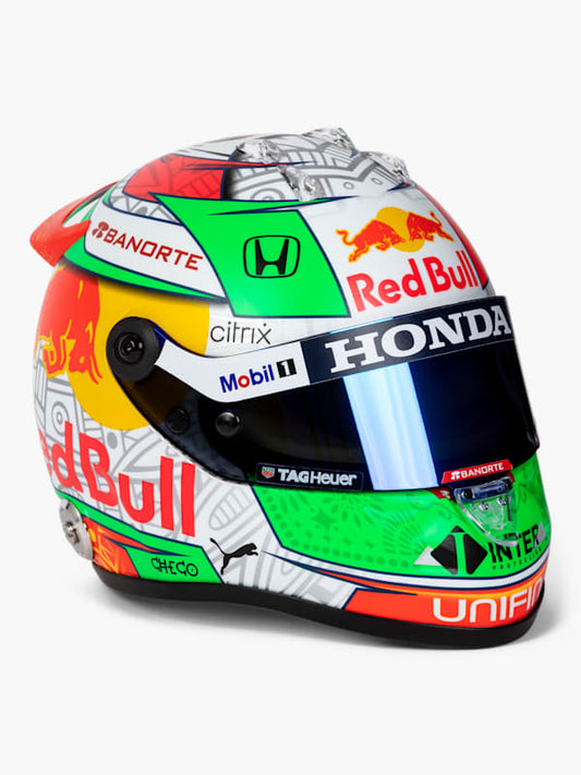 [Pre-Order] Red Bull Racing 2021 Sergio Perez Mexico GP 1:2 Helmet