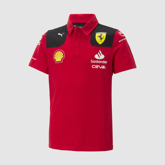 [Pre-Order] Puma Scuderia Ferrari 2023 Kids Team Polo