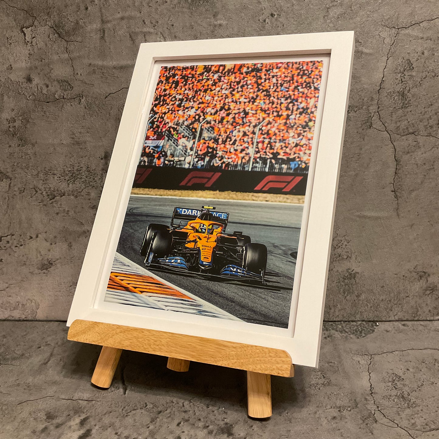 Framed Poster- McLaren Collection with Daniel Ricciardo & Lando Norris