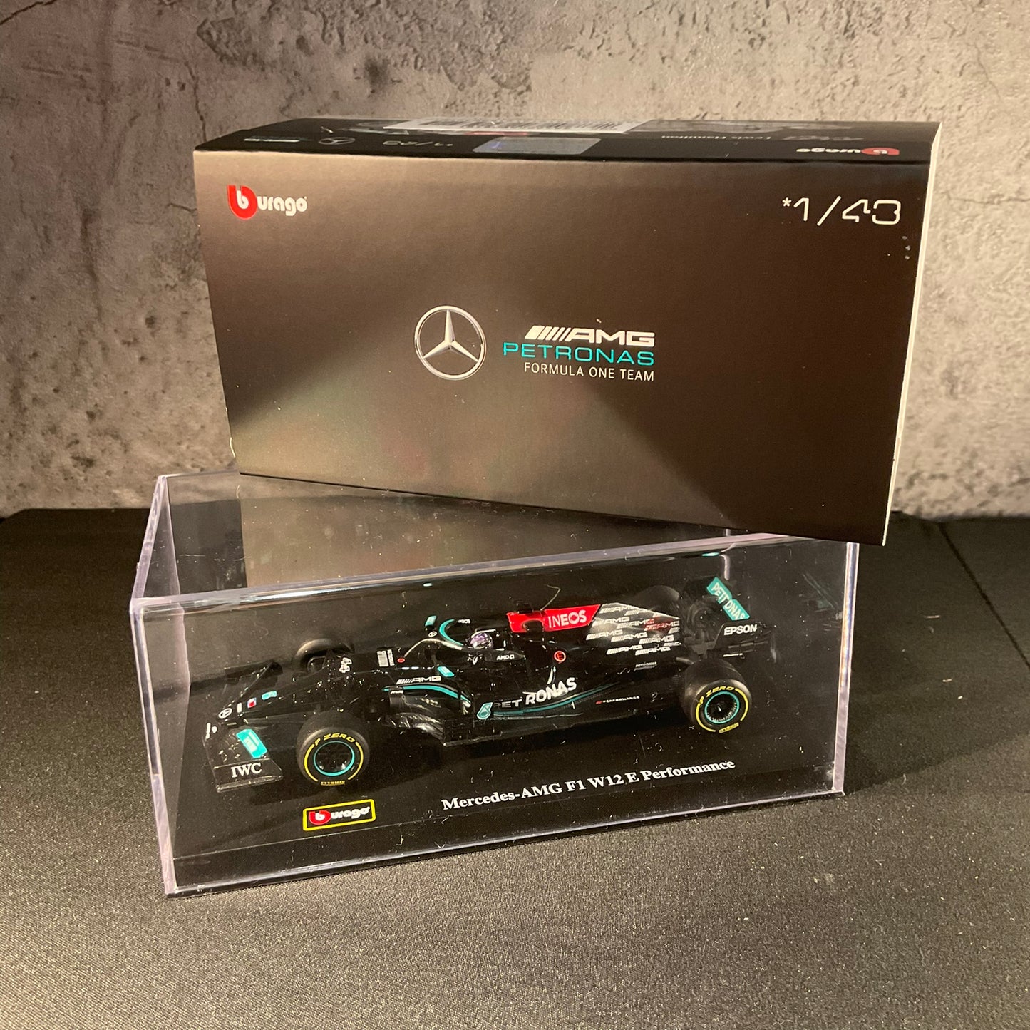 Mercedes-AMG F1 - W12E Performance (2021) - 1:43 with  Driver’s Helmet | Showcase