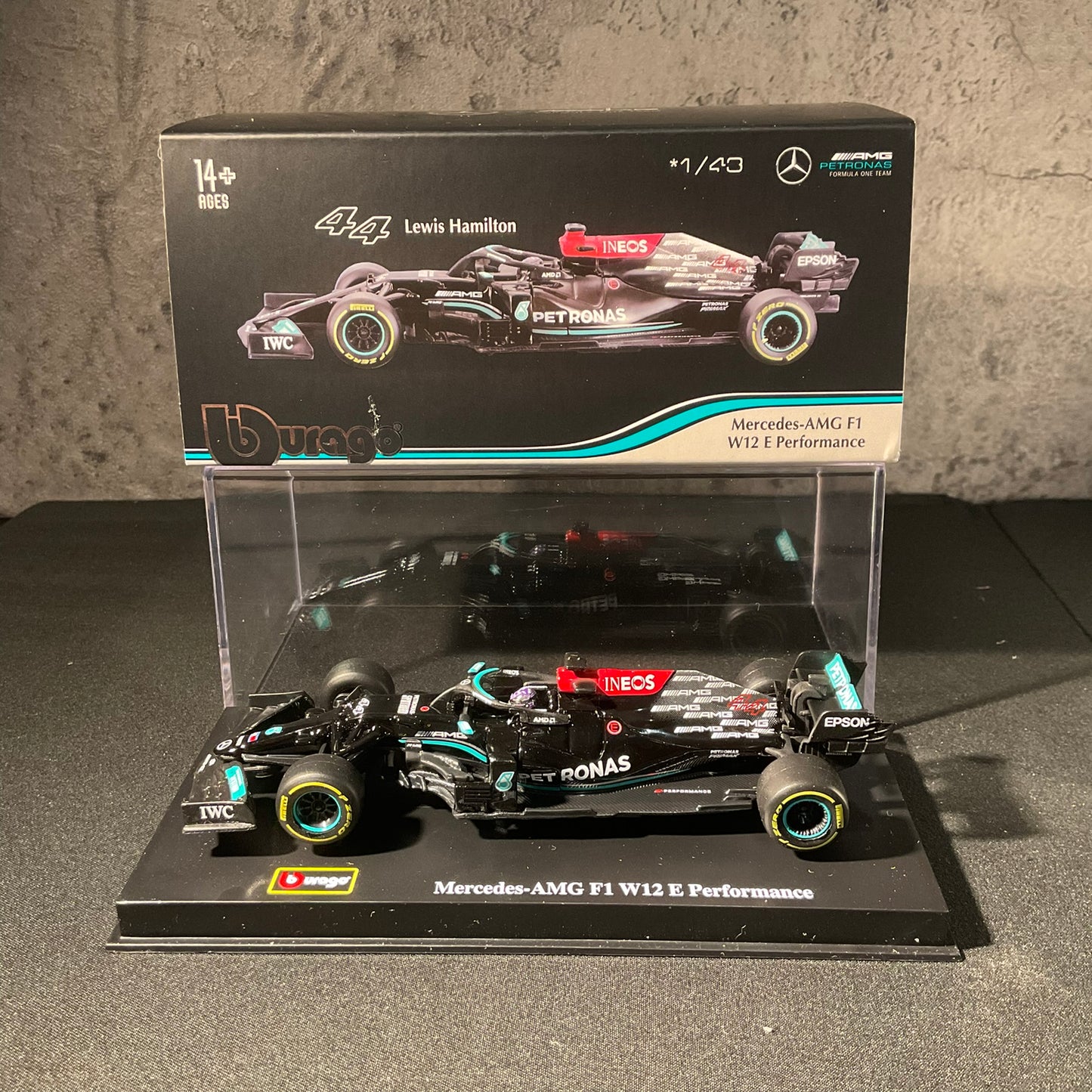 Mercedes-AMG F1 - W12E Performance (2021) - 1:43 with  Driver’s Helmet | Showcase