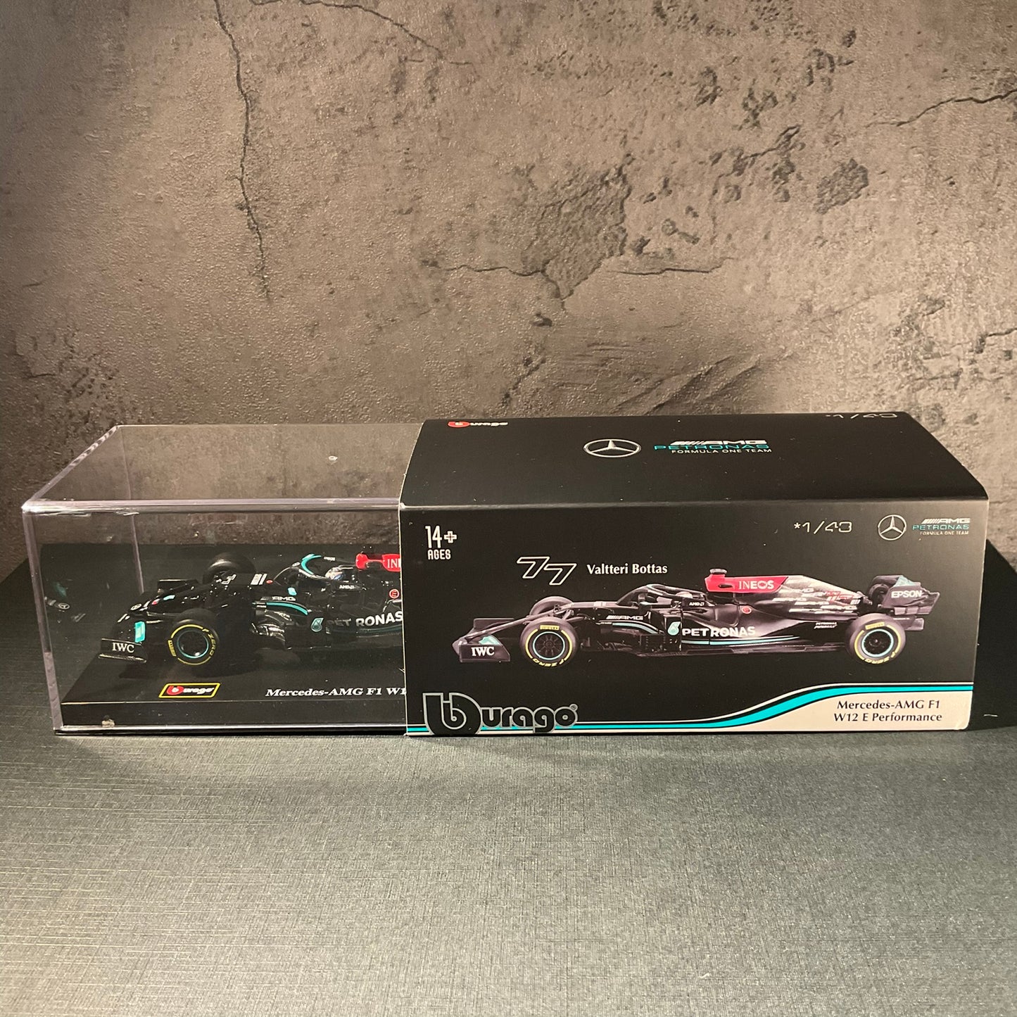 Mercedes-AMG F1 - W12E Performance (2021) - 1:43 with  Driver’s Helmet | Showcase