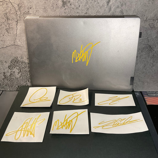 3M High End Stickers - Driver’s Signature