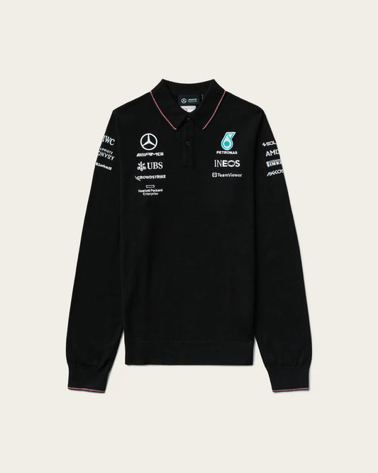 [PRE-ORDER] Mercedes-AMG Petronas 2023 Team Knitted Longsleeve Polo