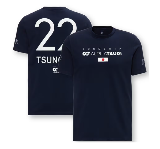[PRE-ORDER] Scuderia Alpha Tauri 2023 Team Yuki Tsunoda Driver T-Shirt