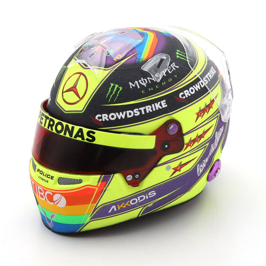 [Pre-Order] Mercedes-AMG Petronas Spark Lewis Hamilton Replica 1:5 Helmet Model Canadian GP 2022