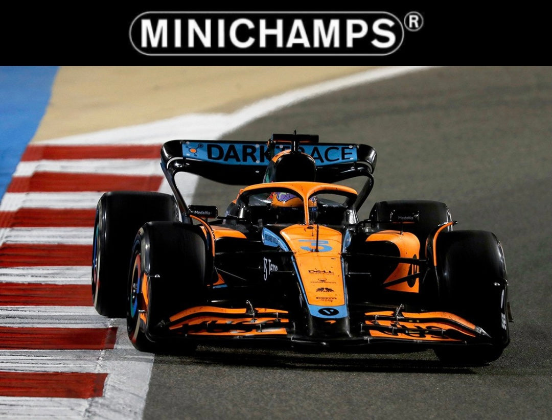 [PRE-ORDER] Minichamps 1/18 F1 (2022) McLaren MCL36 Bahrain Grand Prix