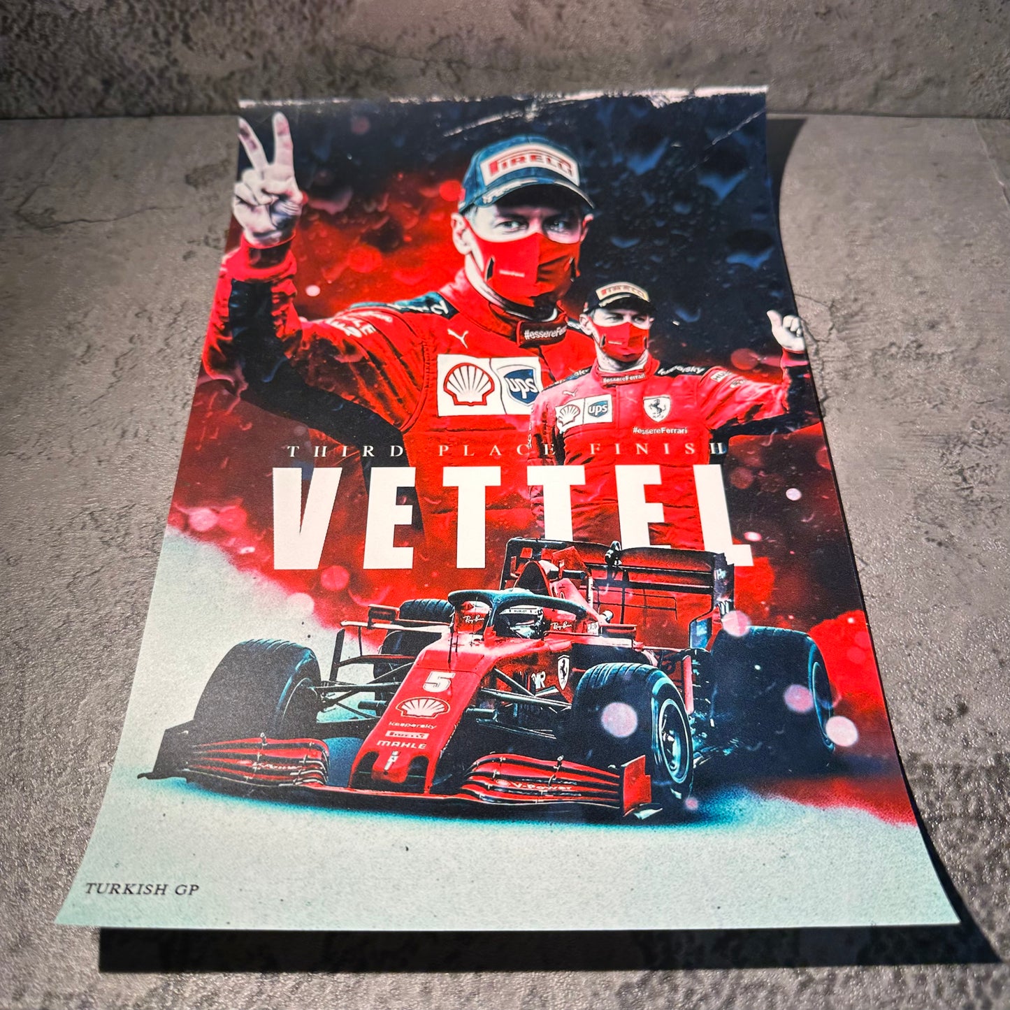 Framed Poster | Sebastian Vettel Collection