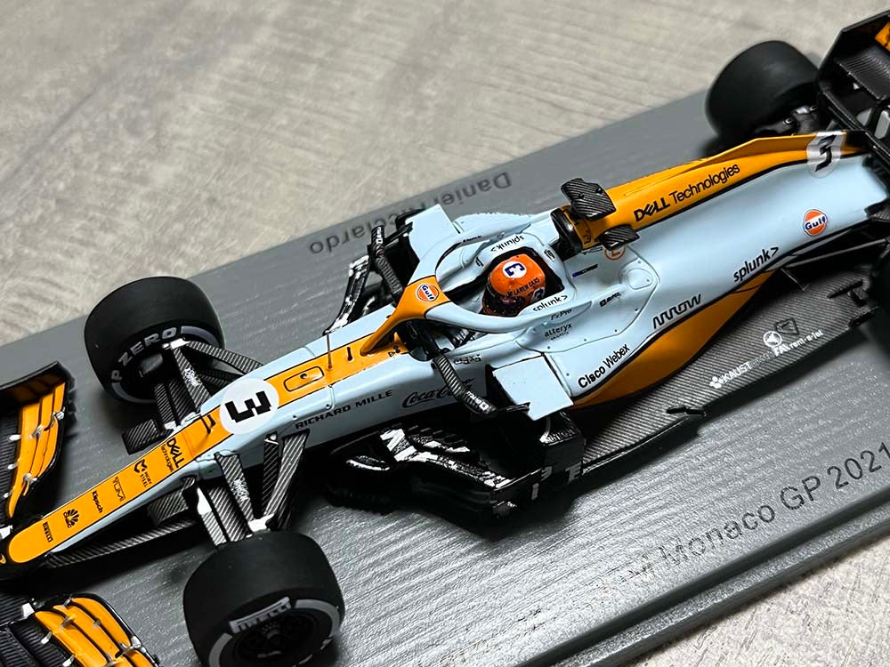 [PRE-ORDER] Spark 1/43 (2021) McLaren F1 MCL35M Daniel Ricciardo Monaco GP