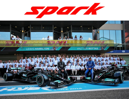 [PRE-ORDER] Spark 1:43 Mercedes-AMG W12 Abu Dhabi Grand Prix Constructor Champion Cars