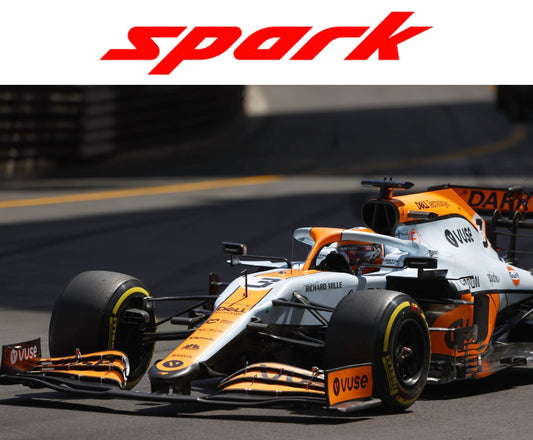 [PRE-ORDER] Spark 1/43 (2021) McLaren F1 MCL35M Daniel Ricciardo Monaco GP
