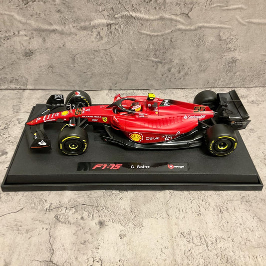 Scuderia Ferrari - F1-75 (2022) 1:18 with Driver's Helmet｜Paper Box | ADDITIONAL SHOWCASE 
