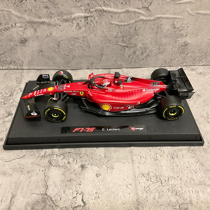 Scuderia Ferrari - F1-75 (2022) 1:18 with Driver’s Helmet｜Paper Box