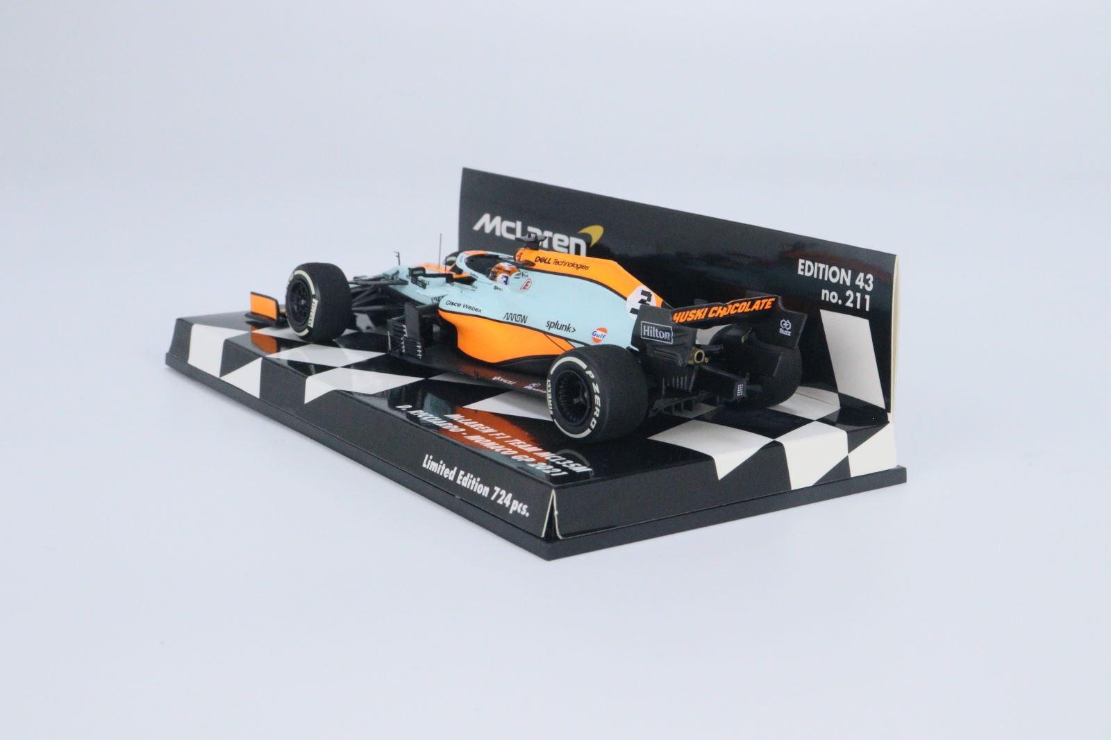 ミニチャンプス1/43 MCL35M ノリス 2021 モナコ Gulfカラー MINICHAMPS（ミニチャンプス） 1/43 マクラーレン F1 チーム