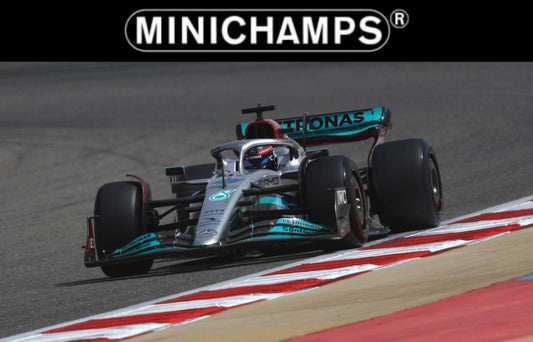 [PRE-ORDER] Minichamps 1/18 F1 (2022) Mercedes-AMG W13E Performance Bahrain Grand Prix