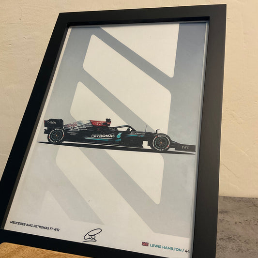 Framed Poster - Lewis Hamilton Collection
