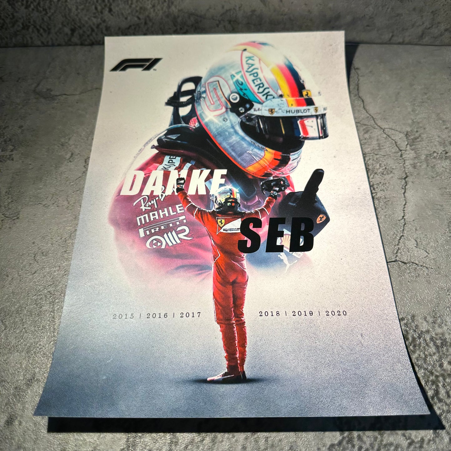 Framed Poster | Sebastian Vettel Collection