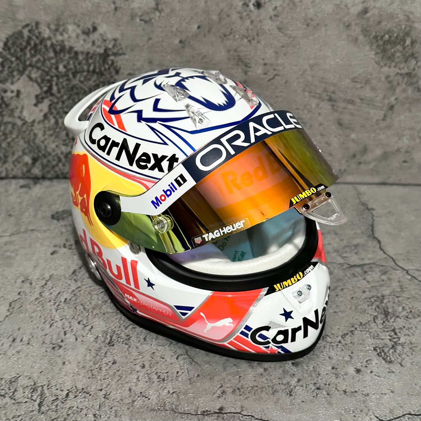 [Pre-Order] Schuberth Oracle Red Bull Racing Max Verstappen 1:2 Helmet US Austin GP 2022