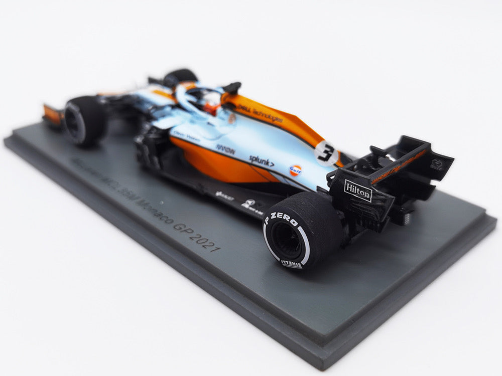 [PRE-ORDER] Spark 1/43 (2021) McLaren F1 MCL35M Daniel Ricciardo Monaco GP