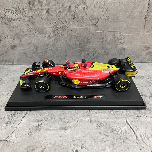 Scuderia Ferrari - F1-75 Monza Special Livery (2022) 1:18 with Driver's Helmet｜Paper Box | ADDITIONAL SHOWCASE