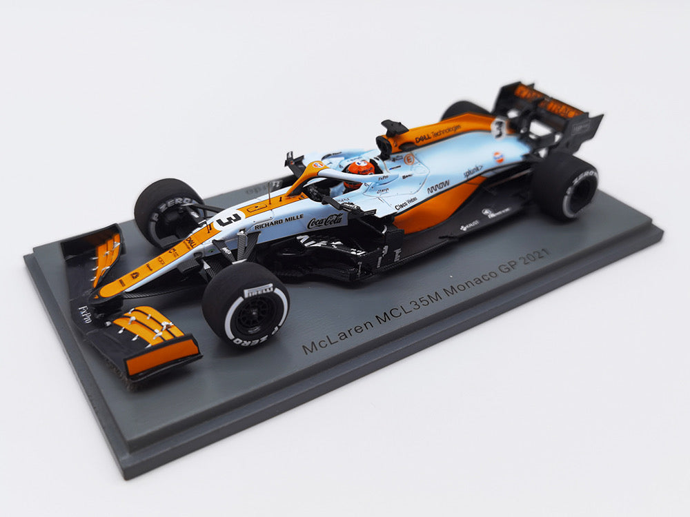 [PRE-ORDER] Spark 1/43 (2021) McLaren F1 MCL35M Daniel Ricciardo Monaco GP