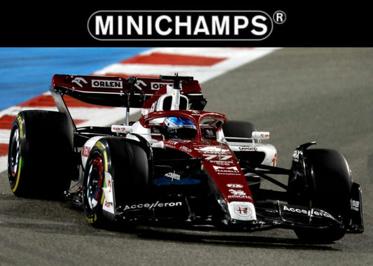 [PRE-ORDER] Minichamps 1:18 F1 (2022) Alfa Romeo C42 Bahrain Grand Prix