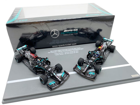 [PRE-ORDER] Spark 1:43 Mercedes-AMG W12 Abu Dhabi Grand Prix Constructor Champion Cars