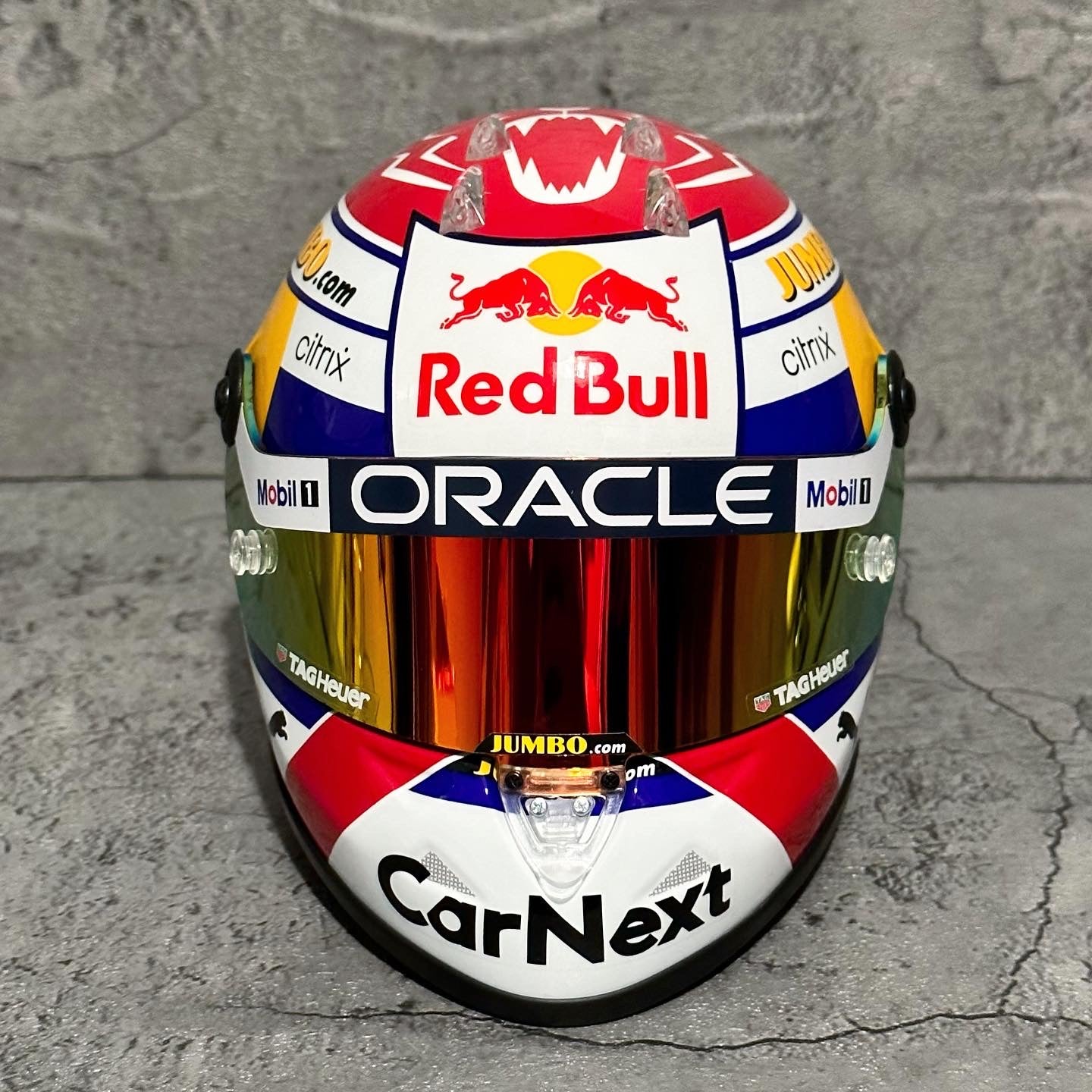 [Pre-Order] Oracle Red Bull Racing Max Verstappen 1:2 Helmet Zandvoort Dutch GP 2022