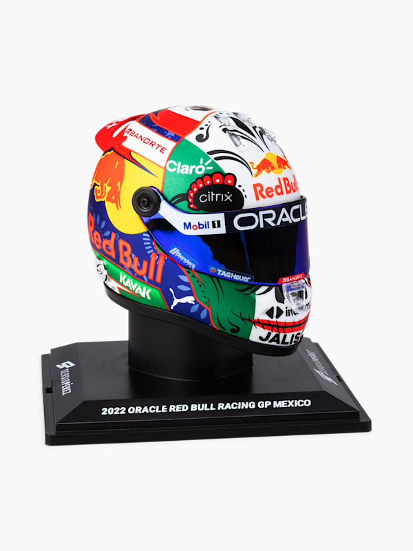 [Pre-Order] Schuberth Oracle Red Bull Racing 2022 1:4 Sergio Perez Helmet Model